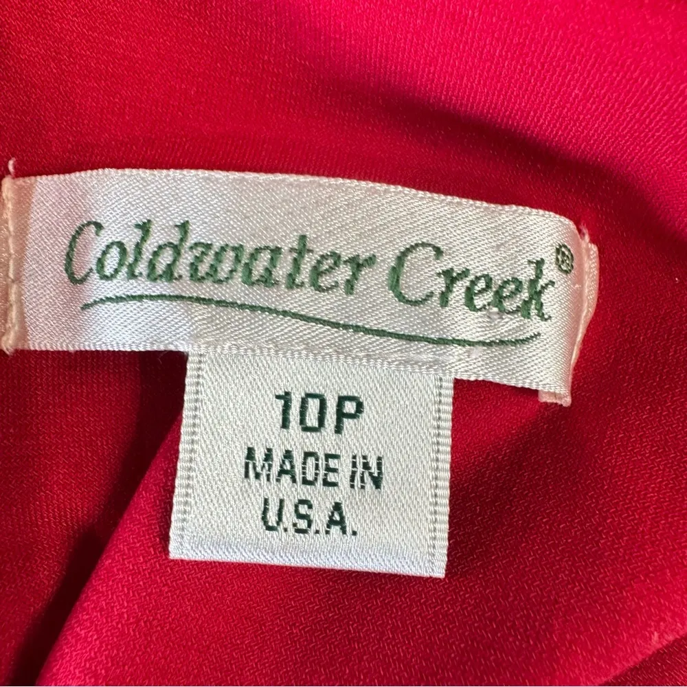 Red Sleeveless Midi Dress High Waist Rhinestone & Pearl Buckle - Image 8