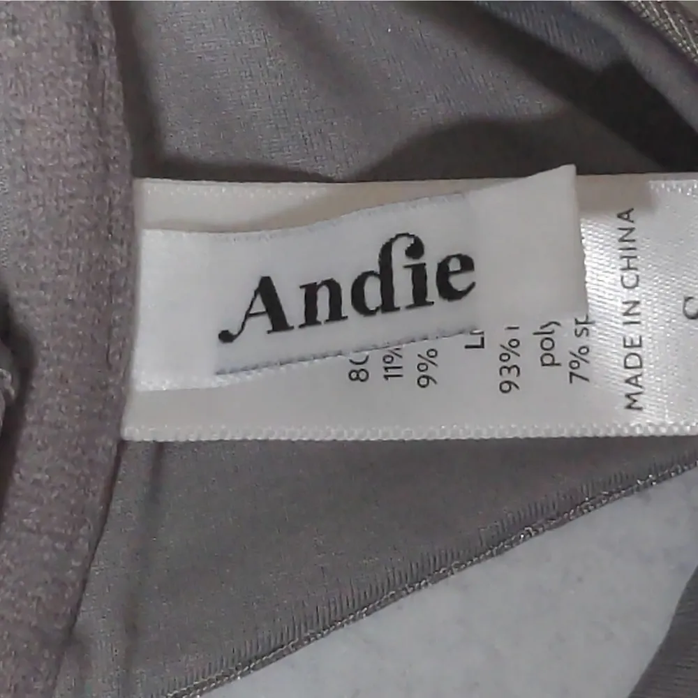 Andie Swim The Sicily Top Silver Bikini S - Image 8