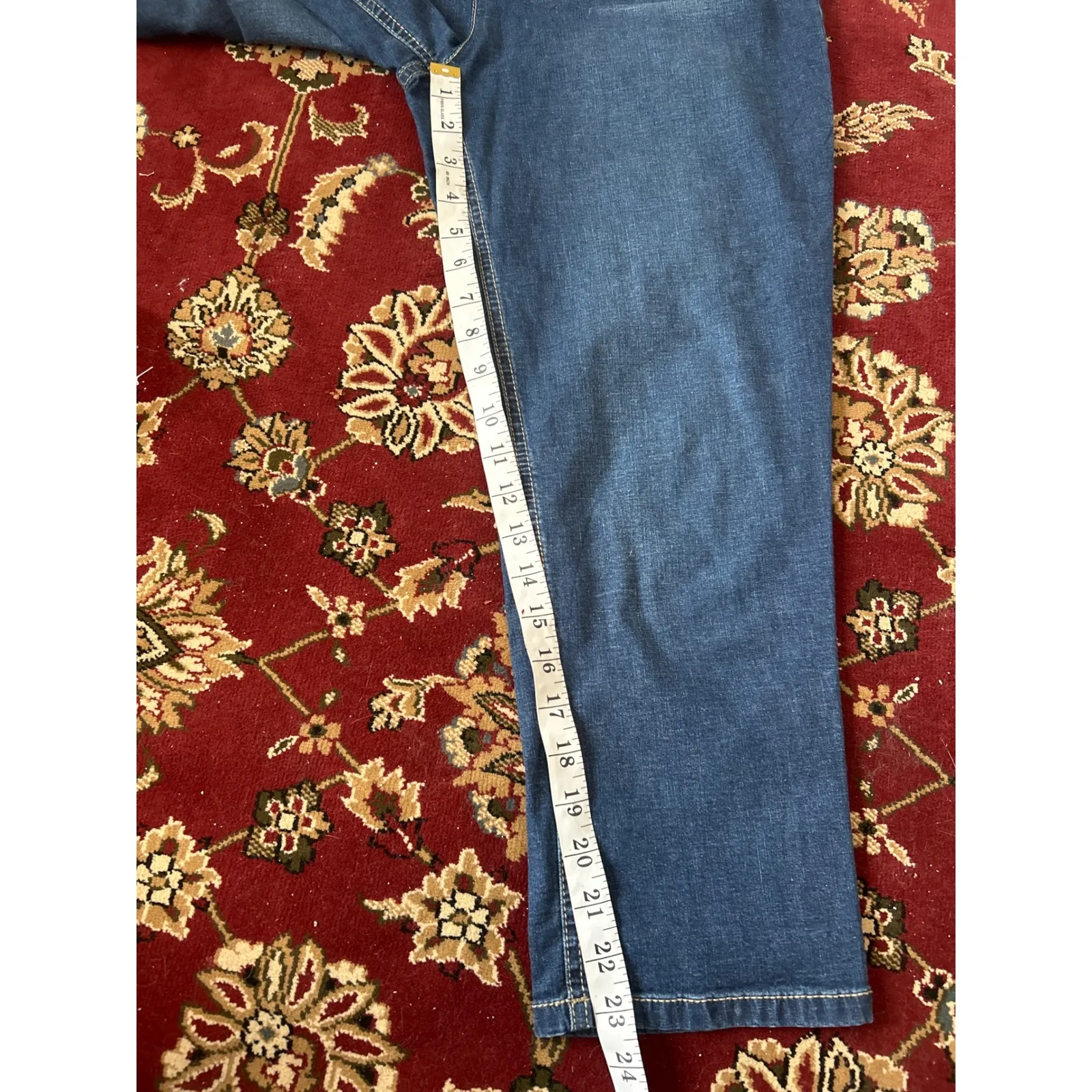 J‎ Jill Womens Crop Jeans Stretch Denim Blue Size 10 Tried & True Fit - Image 7