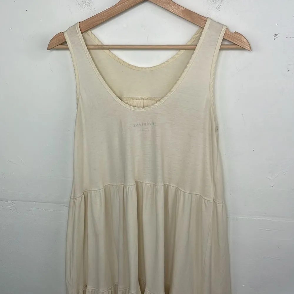 Everlane The Weekender Tiered Dress cream size XS - Image 6