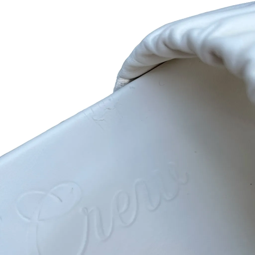 J. Crew Marlow sandal slides in buttery soft ivory leather with ruching detail - Image 8