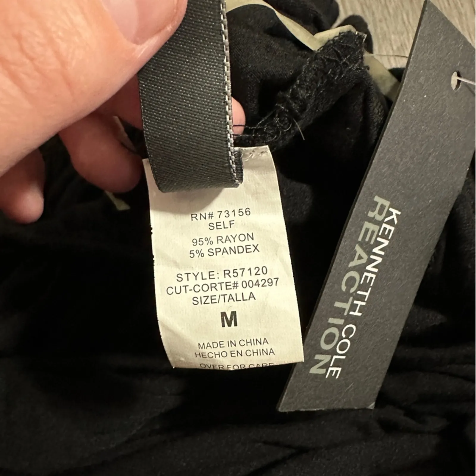 Kenneth Cole Reaction‎ Black Sleeveless Stretchy Pullover Maxi Dress Size M - Image 6