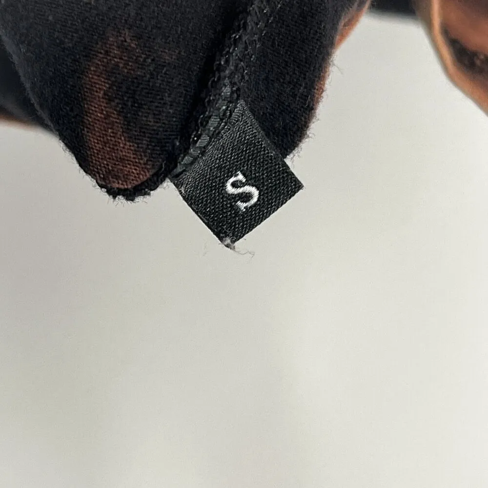 Better Be Bleached Distressed Tie Dye Vintage Look Graphic T-Shirt Crop Top - Image 6