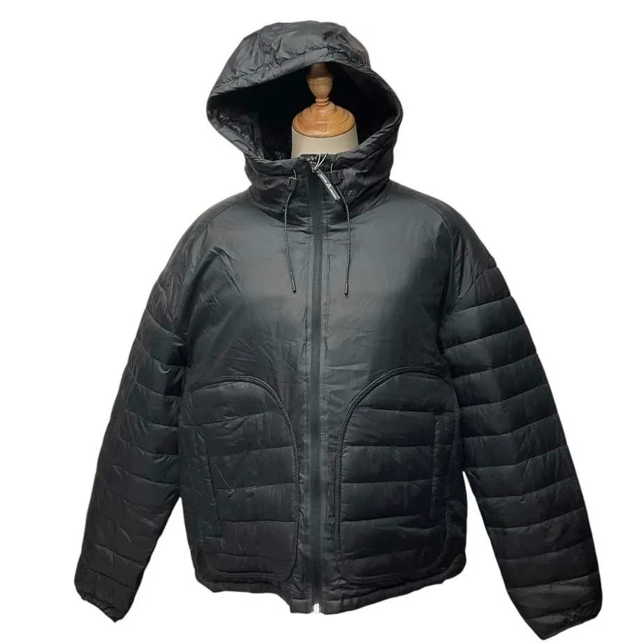Alpine Design Echo Hill Insulated Puffer Jacket Size XL Pure Black Full Zip NEW - Image 4