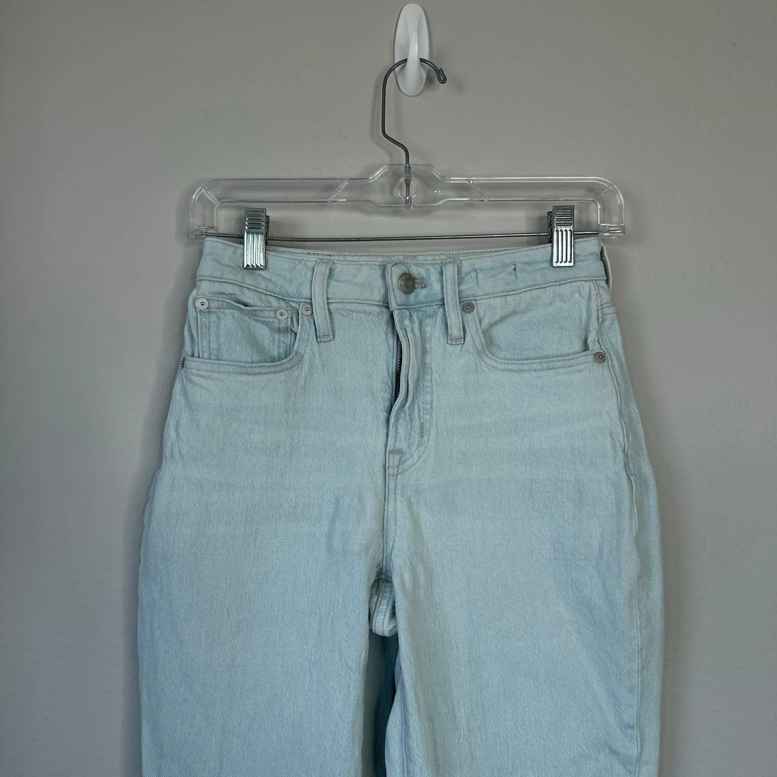 MADEWELL The Curvy Perfect Vintage Jean Chesthunt Wash Size 25 Light Wash - Image 5