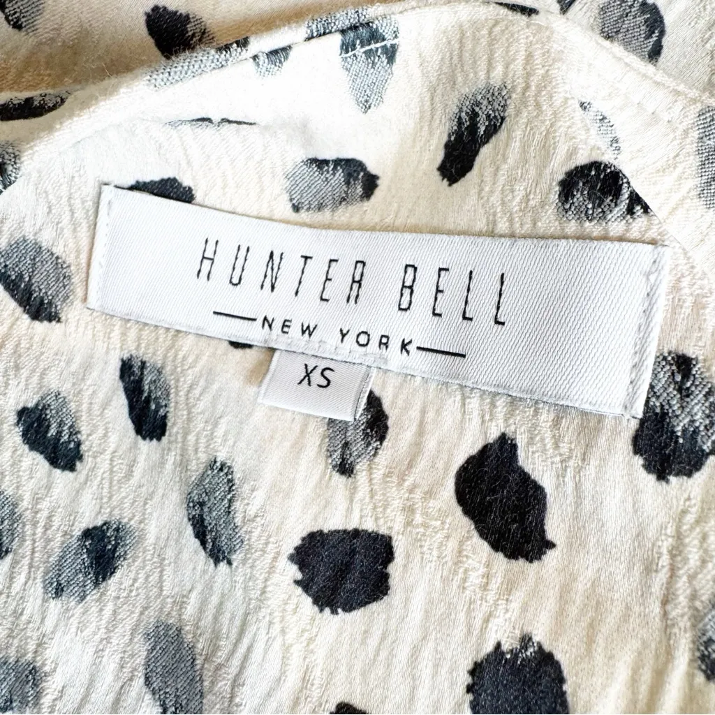 Hunter Bell Sleeveless Jensen Midi Dress Cream Black Size XS - Image 8