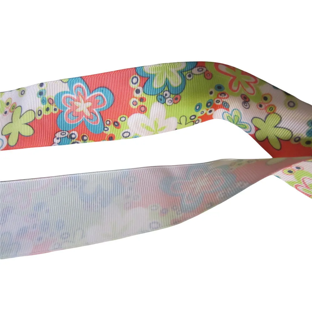 HANDMADE Hippy Flower Ribbon Shoe Laces 36" Pink - Image 2