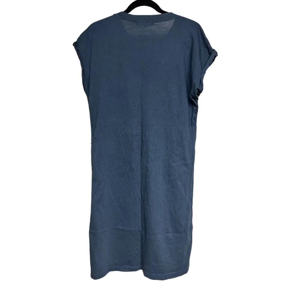 Free People Daydreamer Biggie Slit Hi Lo Tee Gray Women’s Size Small - Image 2