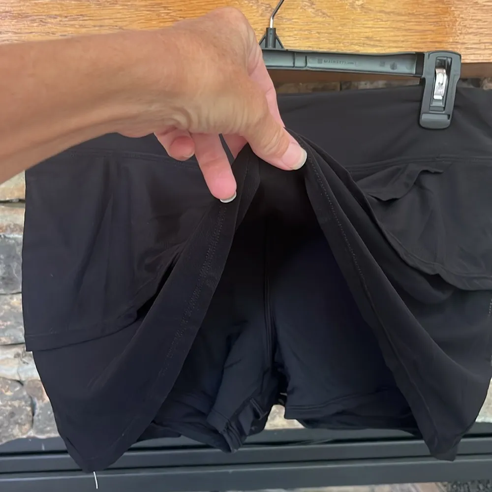 Black Ruffle Tiered Swimsuit Bottom fits like Medium - Image 3