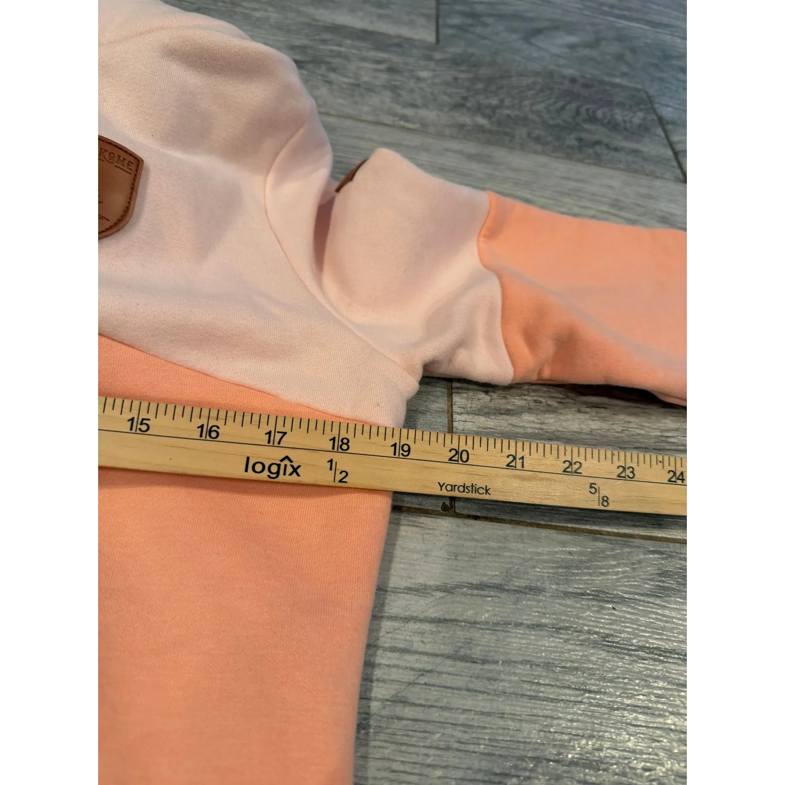 Wanakome Cowl Neck Hoodie Sweatshirt Womens Small Leather Pullover Hooded - Image 15