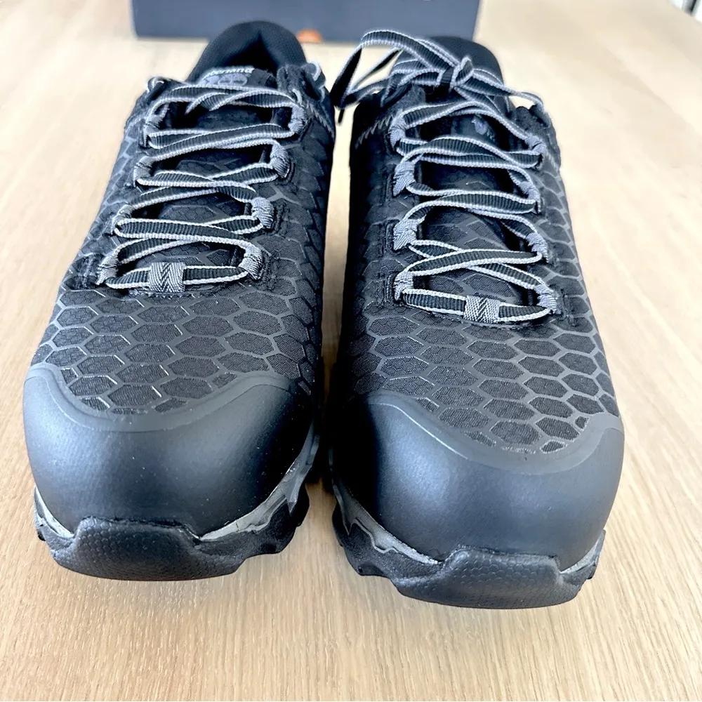 Timberland PRO Women's POWERTRAIN SPORT Alloy safety Toe Work Sneaker Sz 8M Black - Image 9