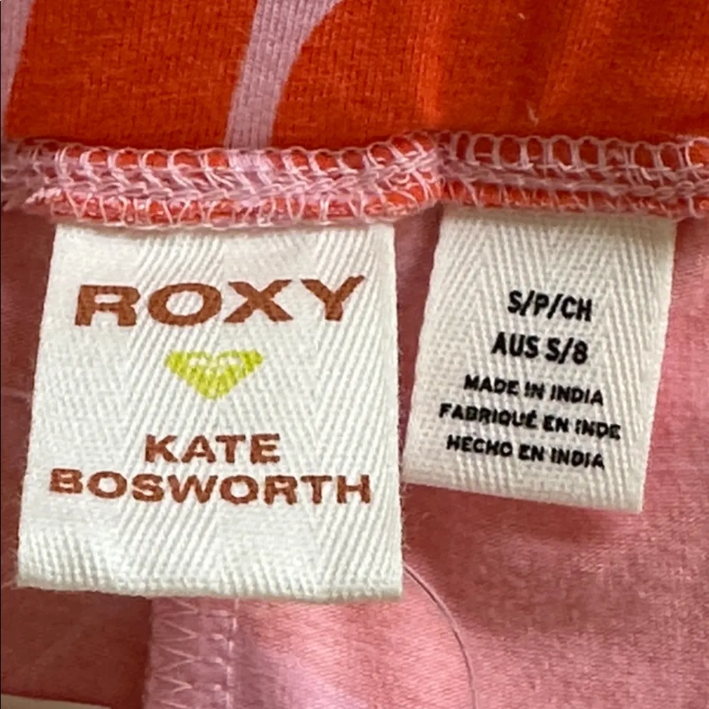 Roxy Pink and Red Floral Bike Shorts Women’s Sz Small NWT - Image 5