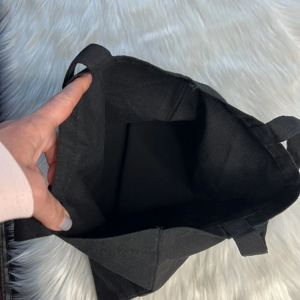 Black Logo Tote Bag - Image 4