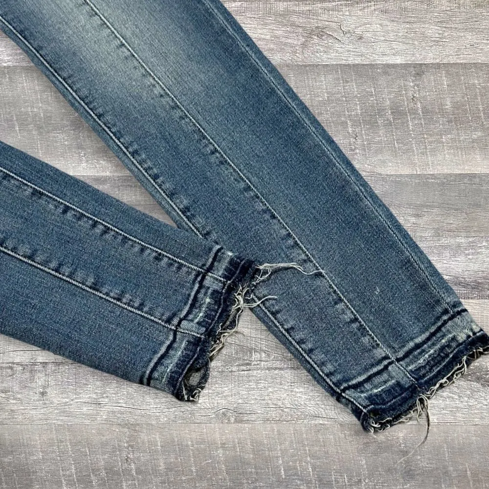 The Dreamer Skinny Blue Jean Womens 29 (30X29) Mid Rise USA Made - Image 2