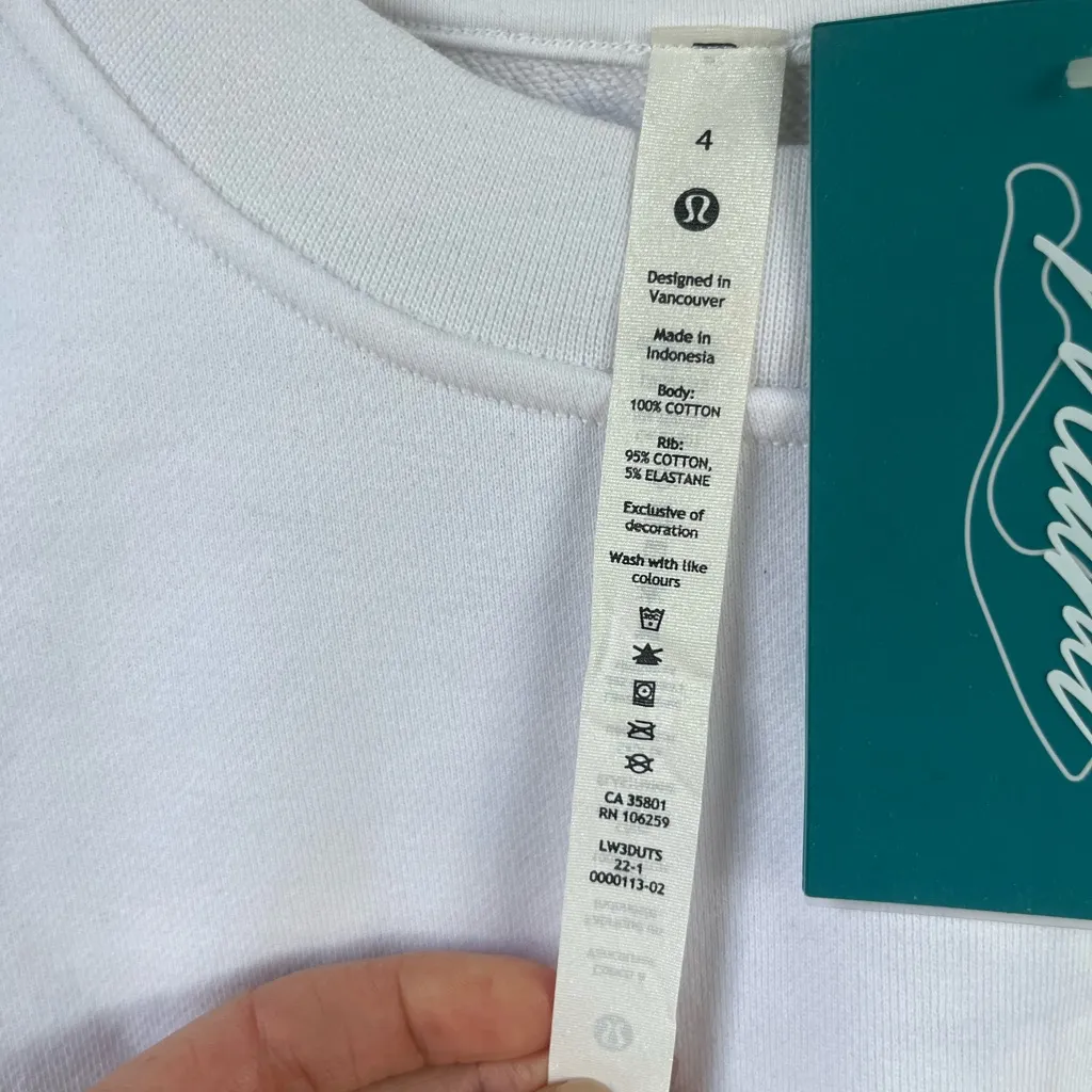 NWT Lululemon Perfectly Oversized Crew - Image 3