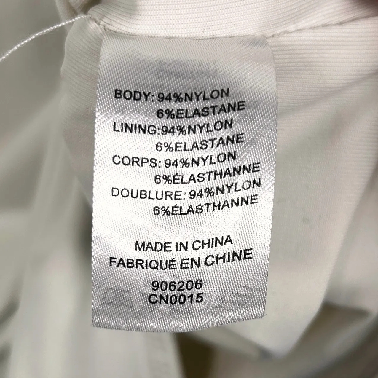 House of Harlow 1960‎ Cream Sleeveless Bodysuit Top Medium Layering Minimalist - Image 6