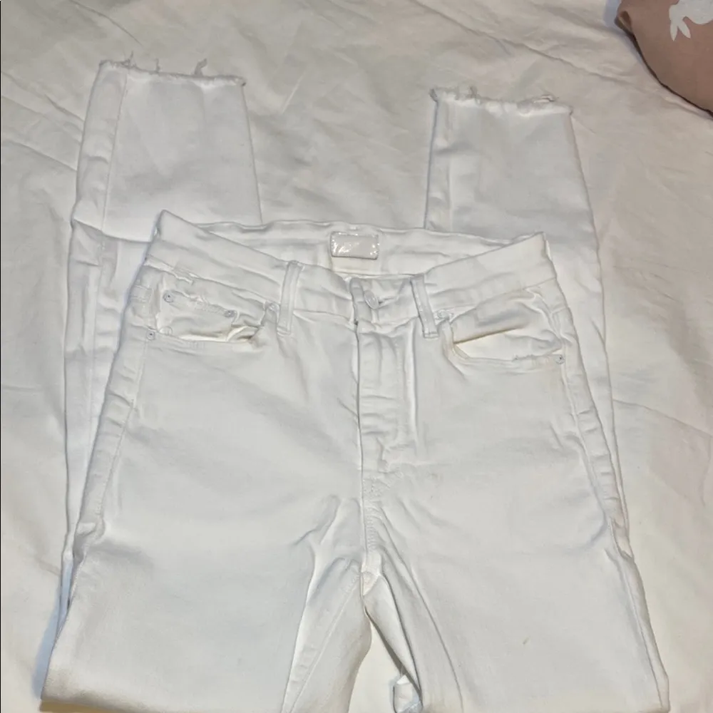 Mother White Jeans Size 25 - Image 3