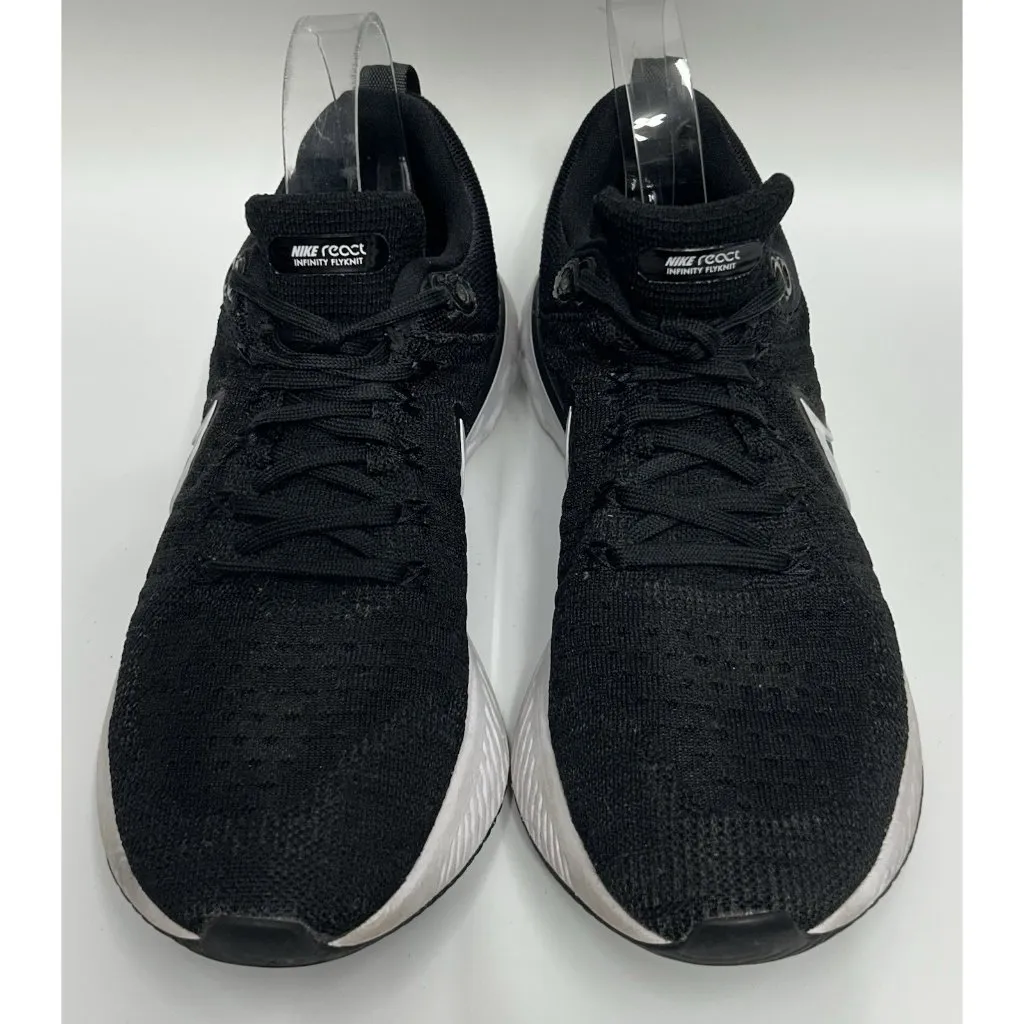 Nike React Infinity Run Flyknit 2 Womens Size 9 Black Running Shoes Sneakers - Image 3