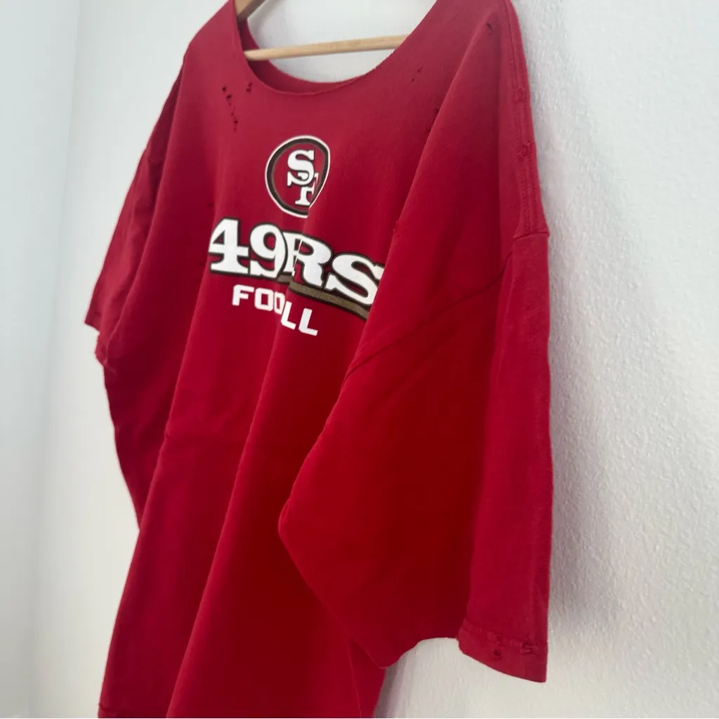 San Francisco 49ers off the shoulder T-Shirt - Image 7