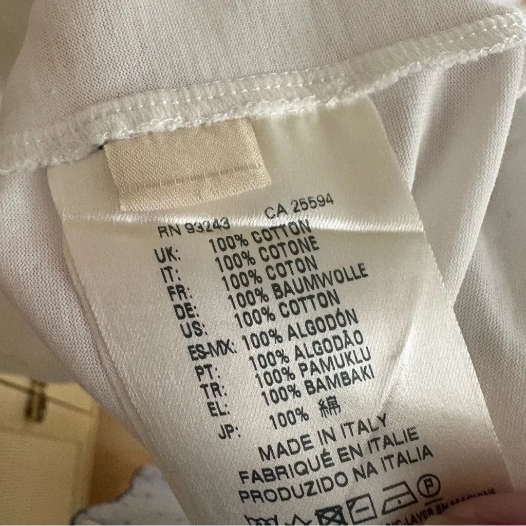 DIESEL‎ BLACK GOLD White Cotton Oversized T - Image 5