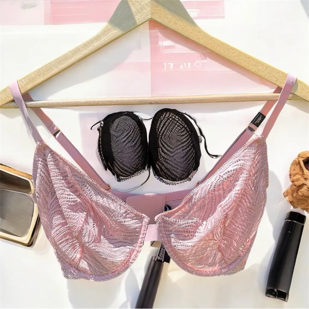 Victoria’s Secret Bra Unlined Demi Pink Balconette NWT - Image 2