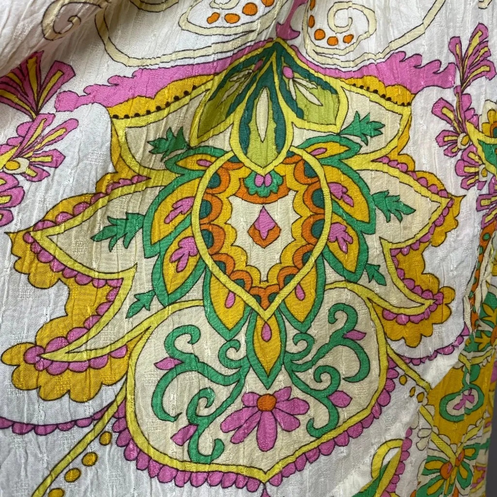 Haute Hippie Wrap Skirt Asymmetrical Floral Size Small Boho‎ Flower Child Hippie - Image 14