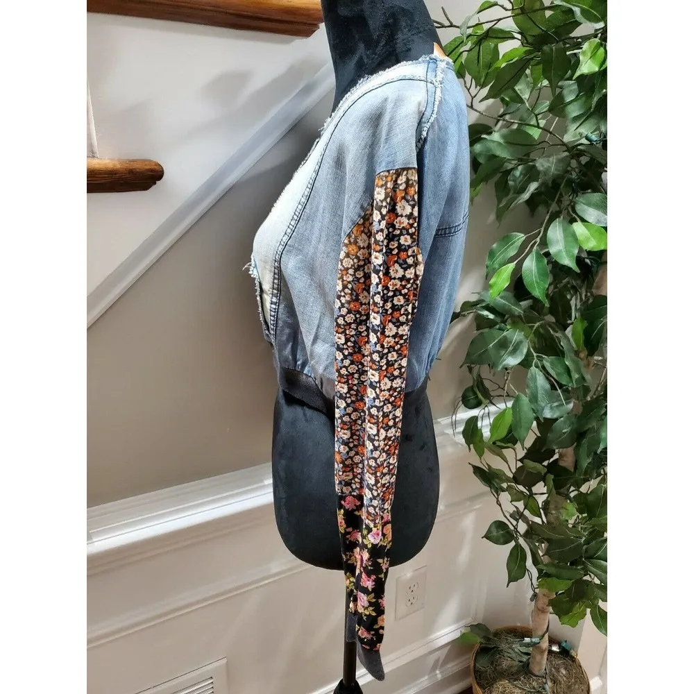 Boutique Signature Women's Blue 100% Tencel Round Neck Long Sleeve Top Size S - Image 4