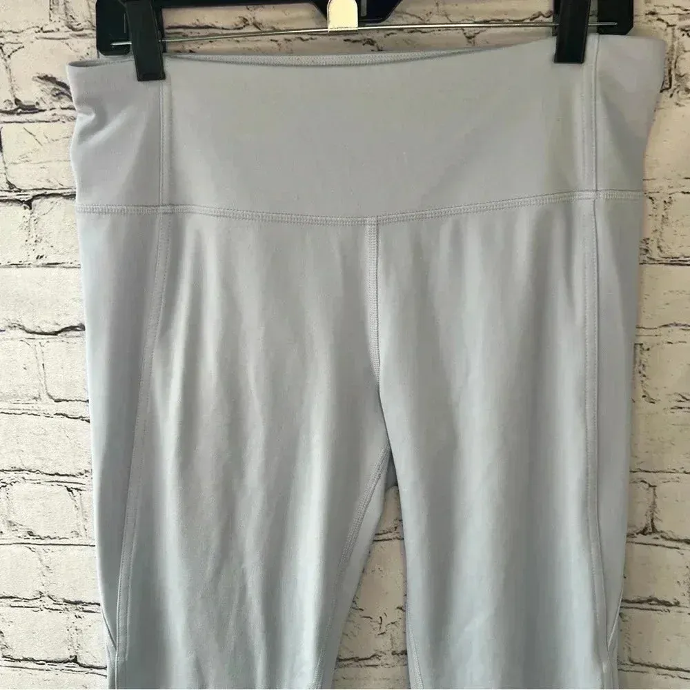 DSG Powder Blue 7/8 Leggings High Waisted With Mesh Detail Size Large‎ - Image 11