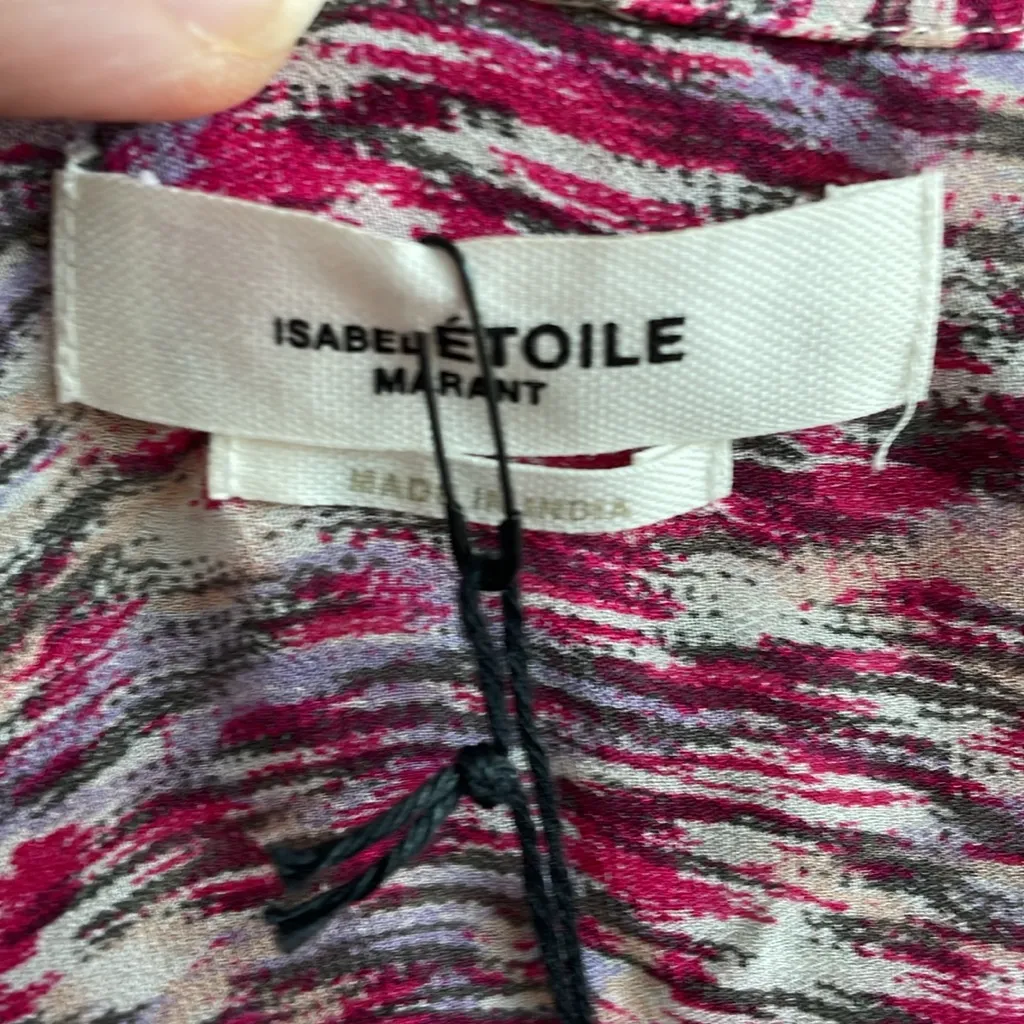 Isabel Marant E’Toile Daytonea Blouse NWT - Image 6