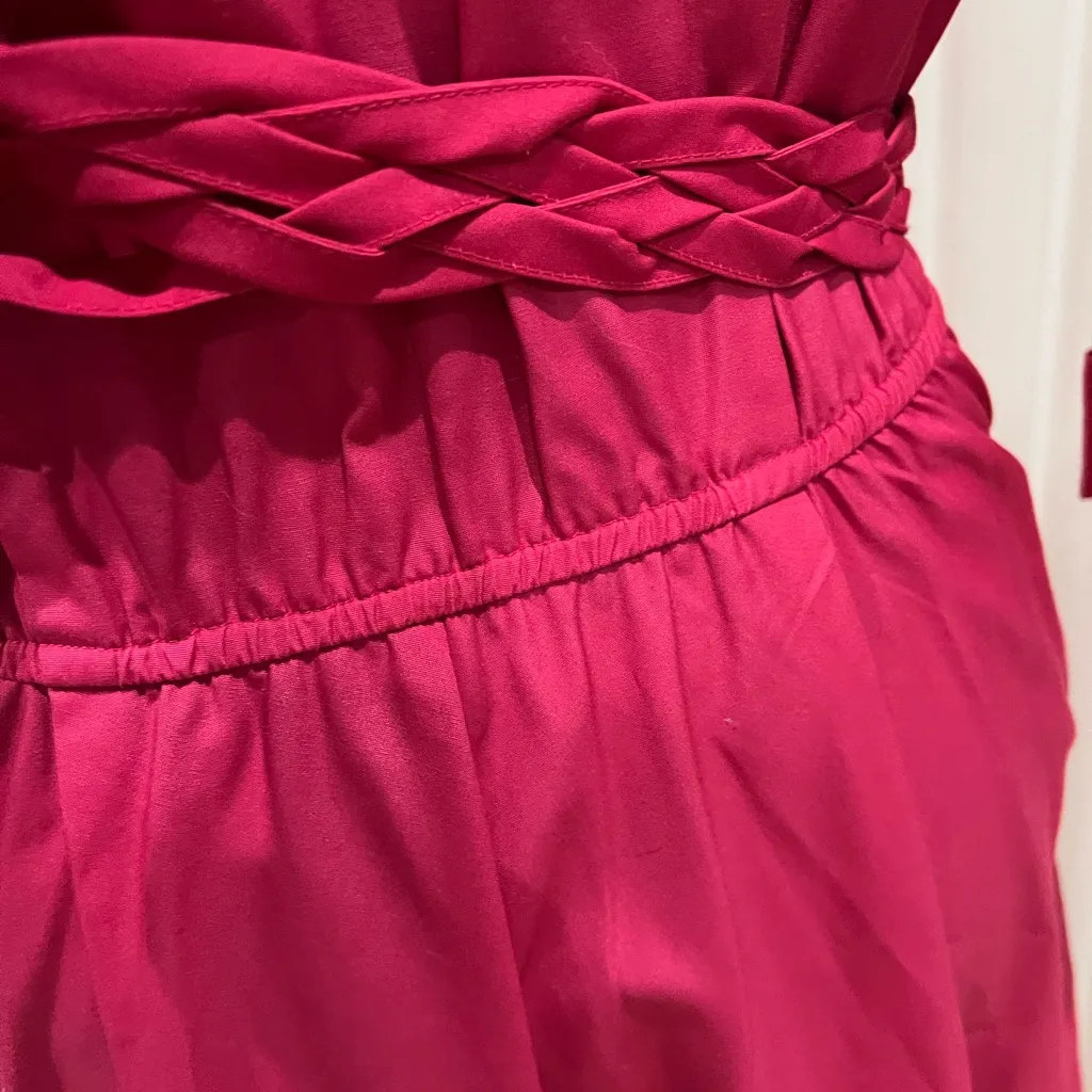 Vintage Shirt Dress with braided Belt sunshine and star shine Pink Size undefined - Image 6