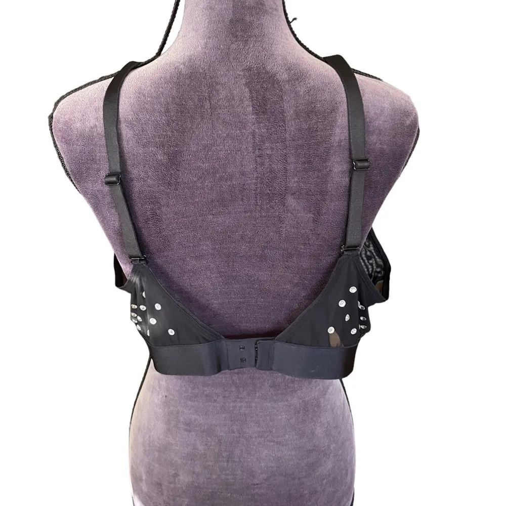 Parade Gem Covered Bralette Size 3XL Black - Image 5