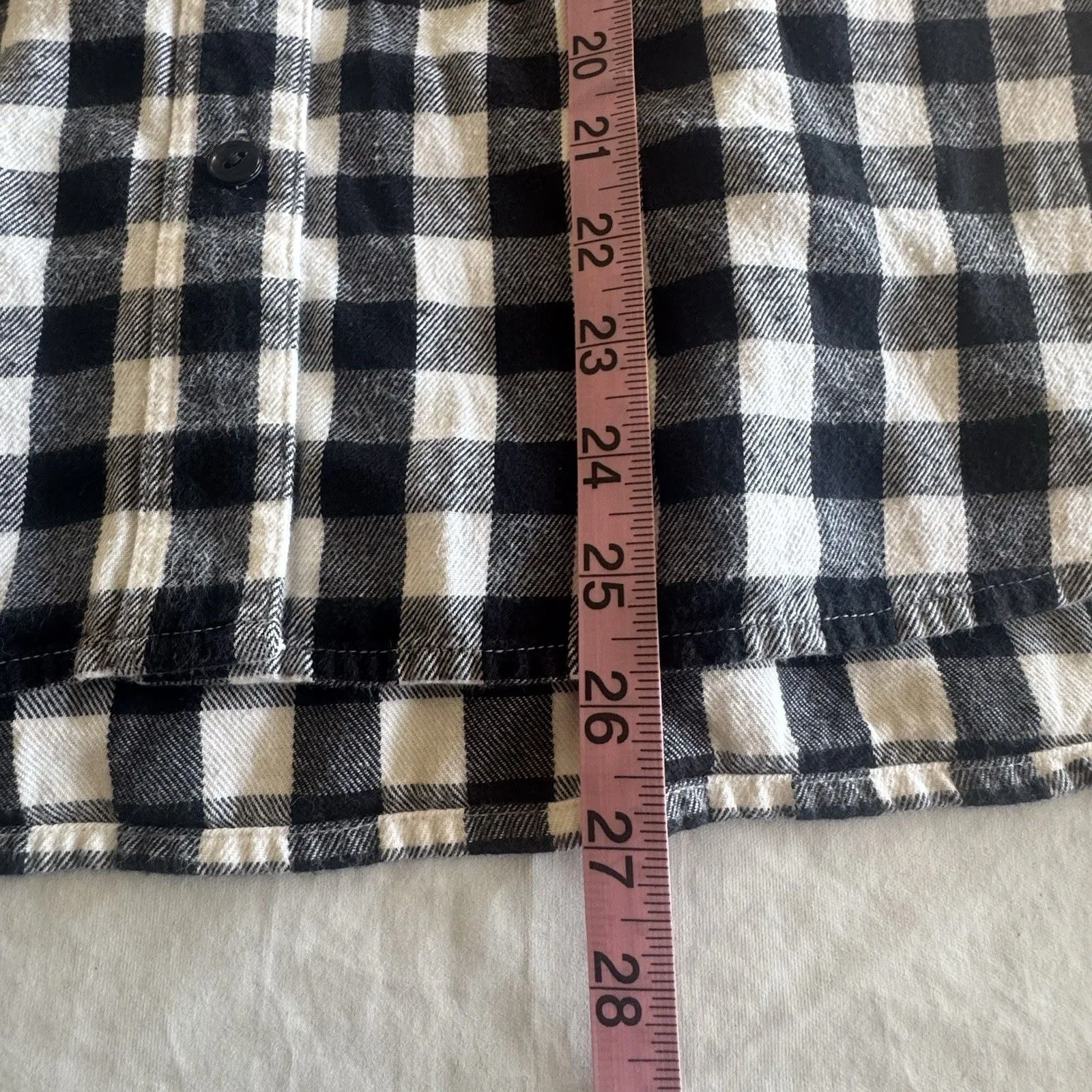 Madewell Womens Button Down Shirt Sz Small Flannel Lumberjack Cabin Core Grunge - Image 10