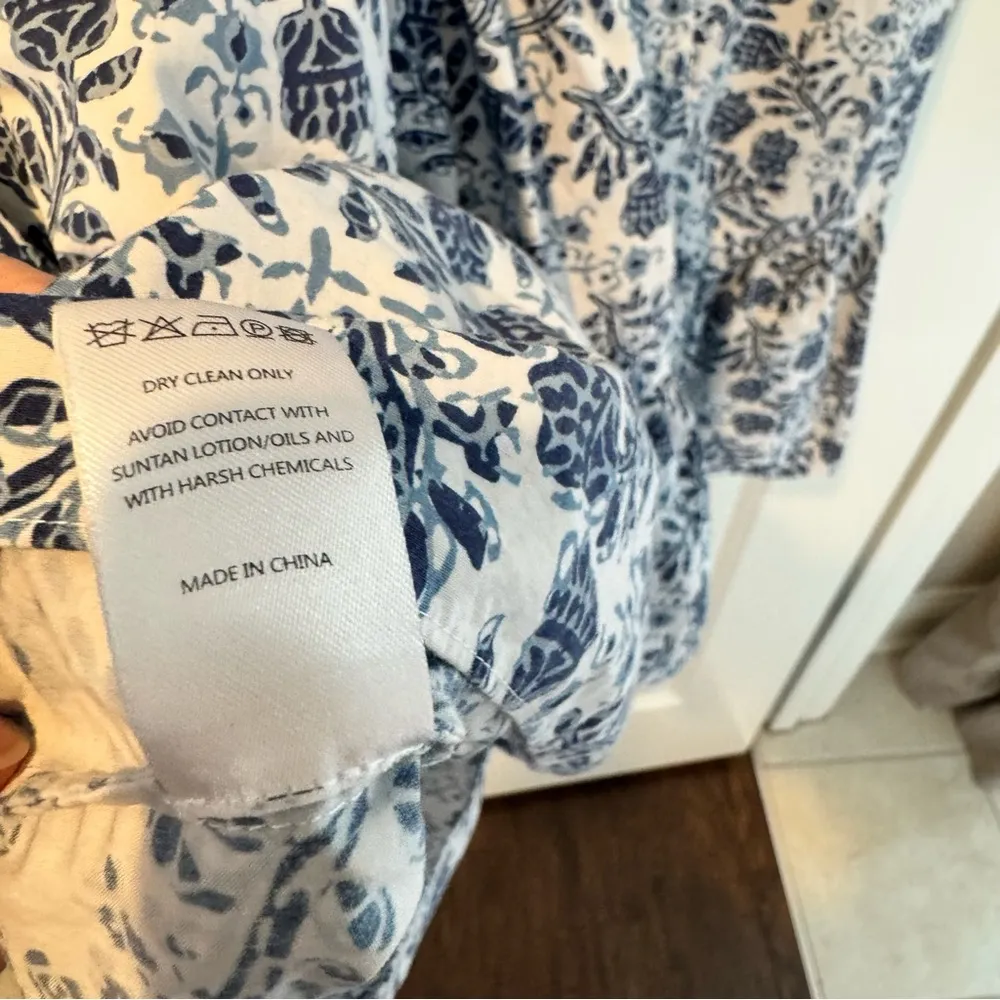 SALONI Ashley Floral Print Cotton Babydoll Minidress - Image 8