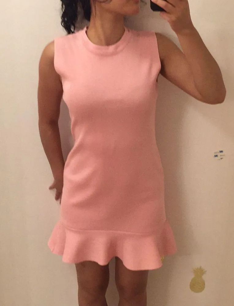 Bubble gum pink knitted dress set. Xs - Image 5