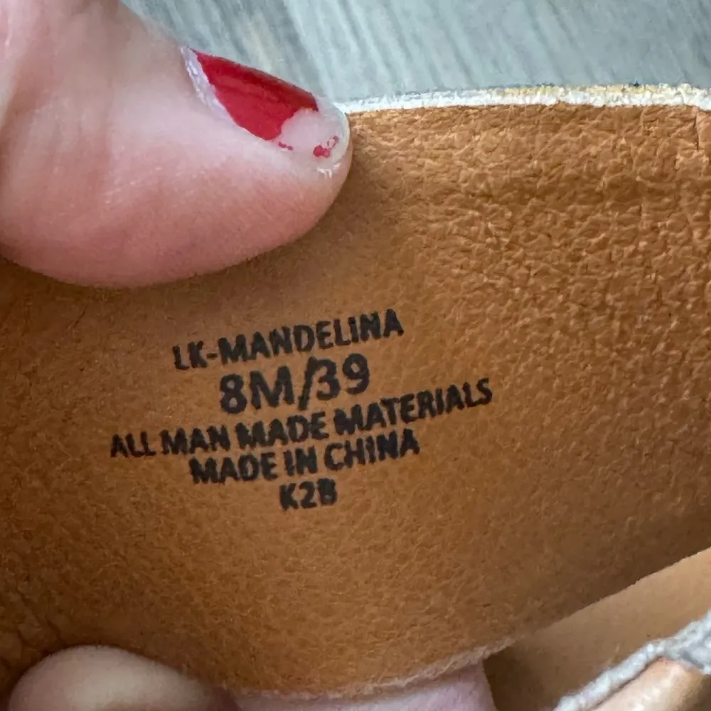 Women’s Lucky Brand Mandelina Faux Leather Clog Platform Sandals size 8 - Image 13