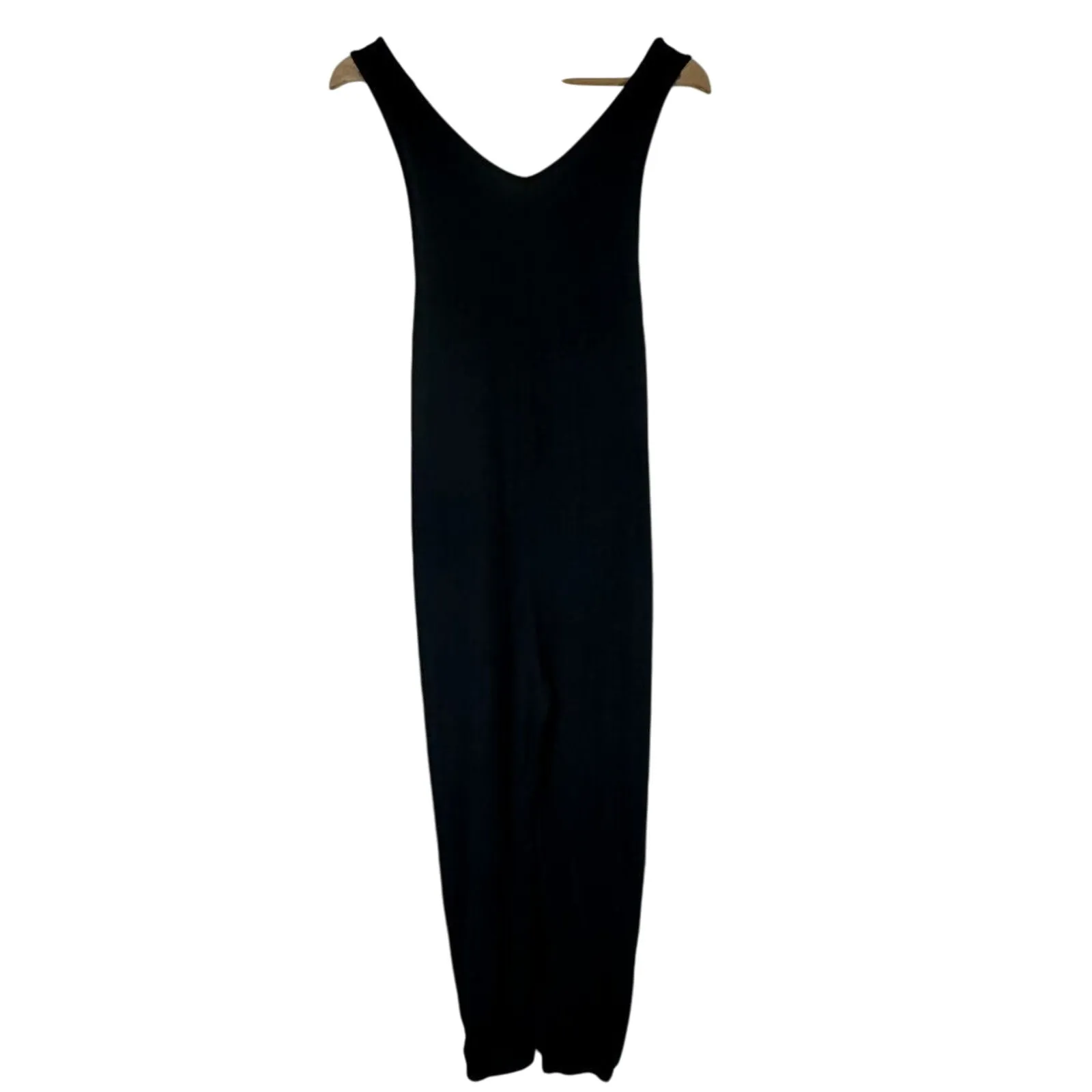 NWT Antistar Jumpsuit Womens S Black Sleeveless Bodysuit Basic Minimalist Clean - Image 2