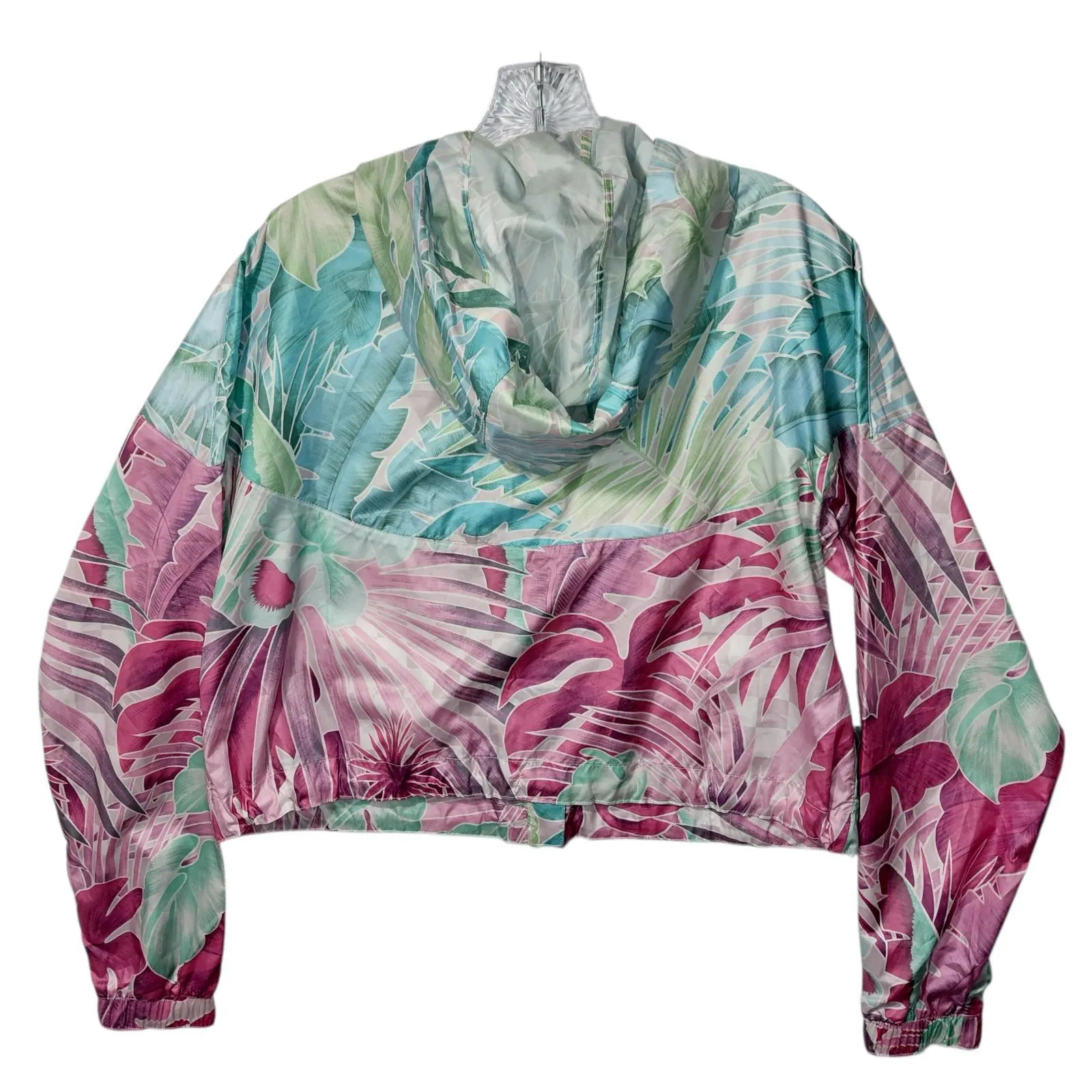Nike Women's Small Tropical Windrunner Hooded  Activewear Windbreaker Jacket - Image 2