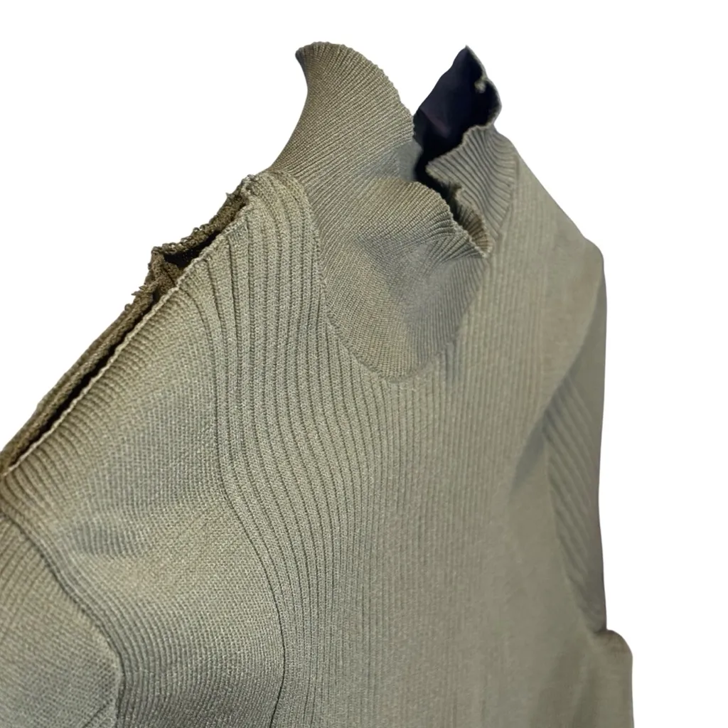 Scoop Hunter Green Mock Neck Turtleneck Short Sleeve Size XL - Image 10