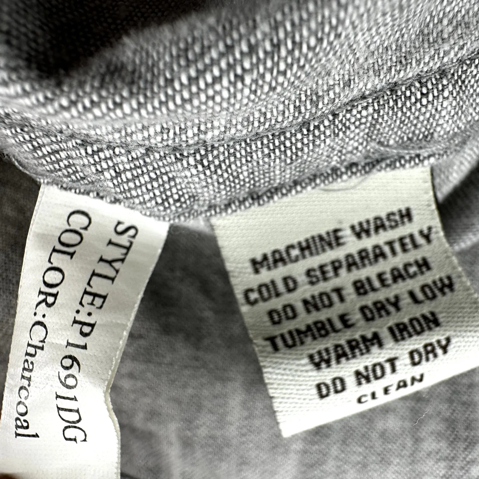 Ryan Michael Shirt Dress Aztec Button Down Roll Tab Tunic Long Sleeve Charcoal S Gray - Image 3