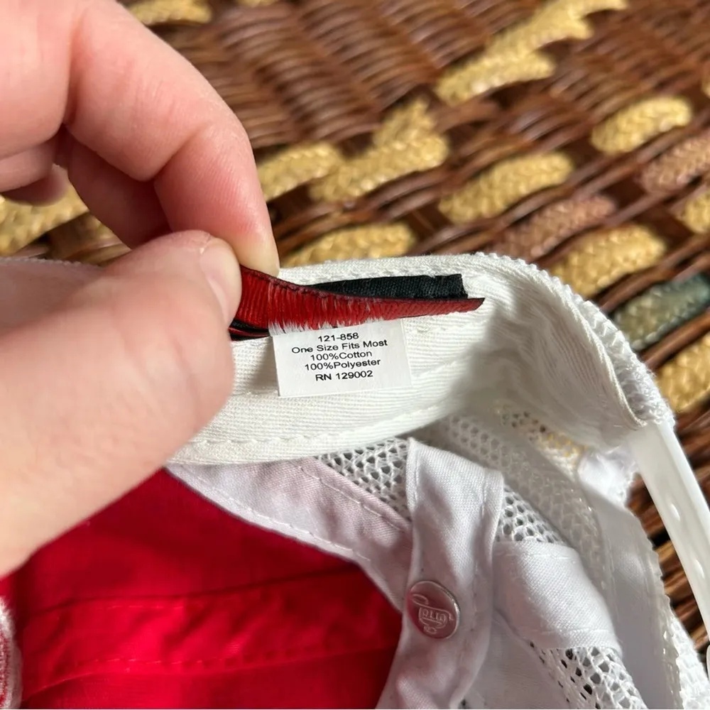 Bacardi Rum Red & White SnapBack Hat Otto - Image 6