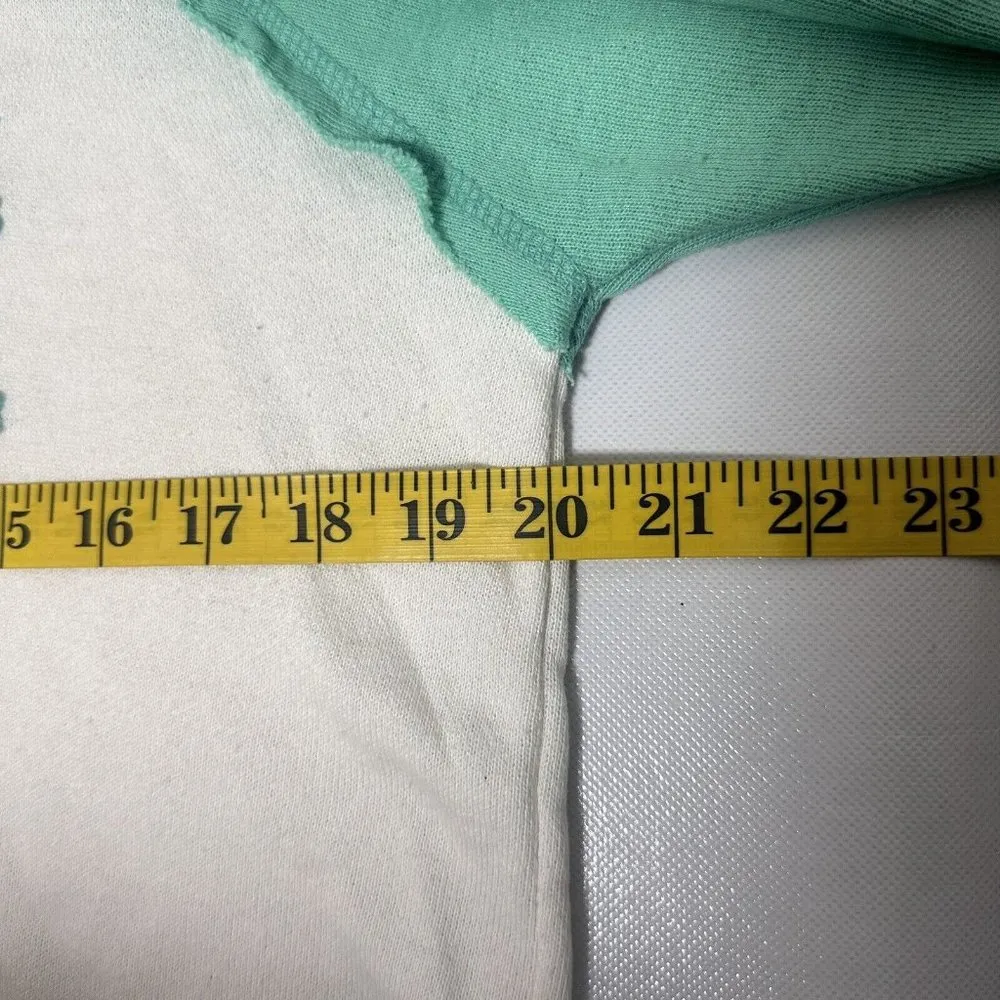 Nashville Hoodie Womens Medium Green Music City Tennessee Sweatshirt Souvenir - Image 5