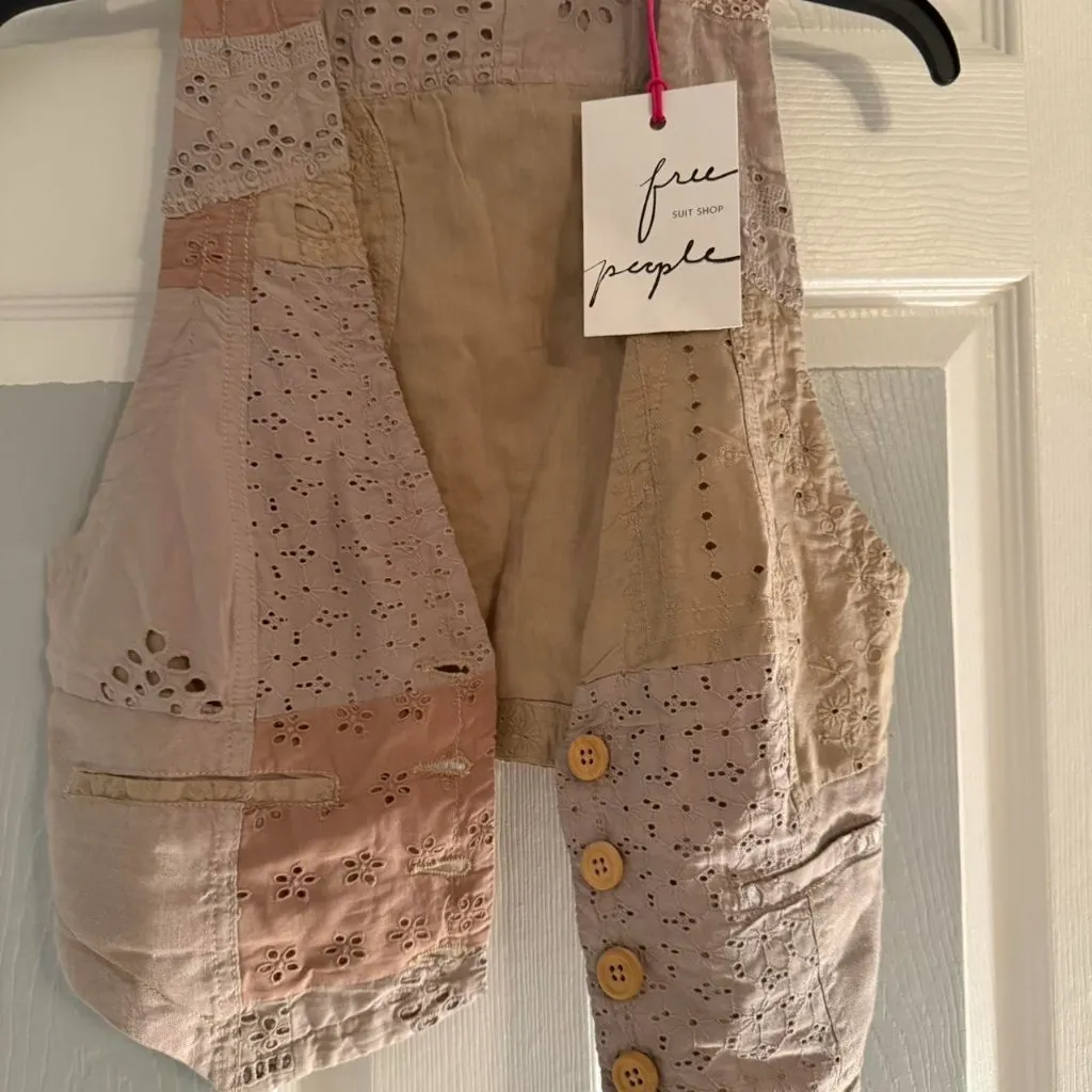 Free People Sweet and Salty Vest Suit - Image 4