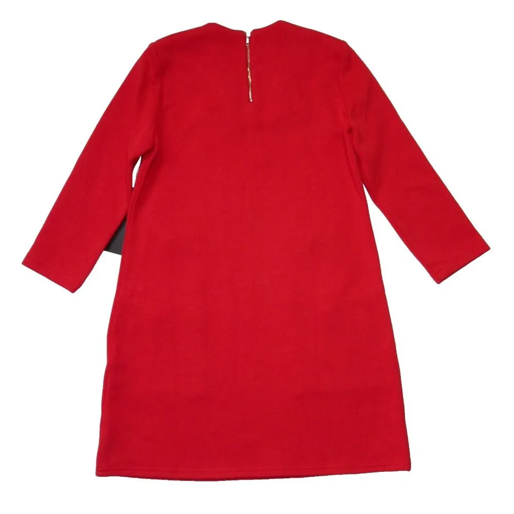 NWT Tuckernuck Francoise in Red Cotton Knit Mod Mini Dress S - Image 4