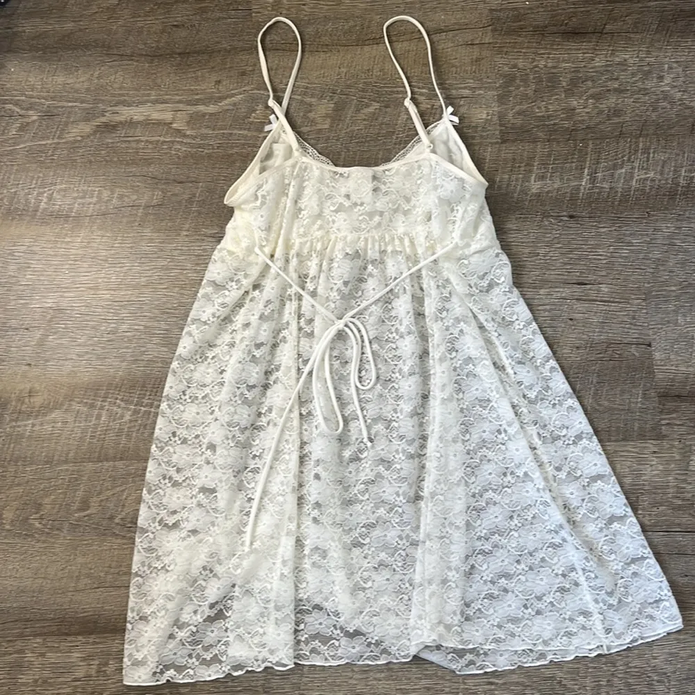 In Bloom by Jonquil Lace Chemise White Size M - Image 5