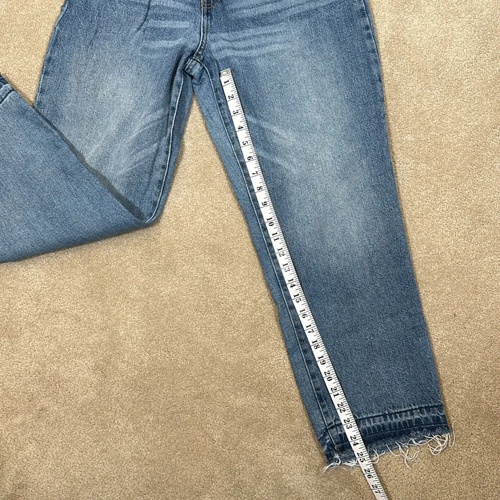 Rewash Women Blue Jeans Denim Ankle Detail Raw Hem Size 29/9 - Image 3