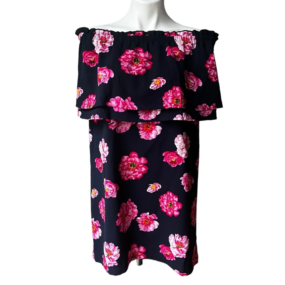 Mud Pie Womens Pippa Off-The-Shoulder Summer Dress, Pink Peony, Sz M - Image 3
