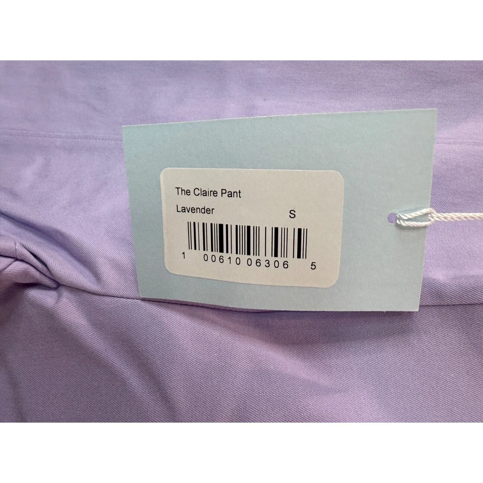 Hill House The Claire Stretch Preppy Quiet Luxury Casual Lavender Pant NWT Small - Image 7