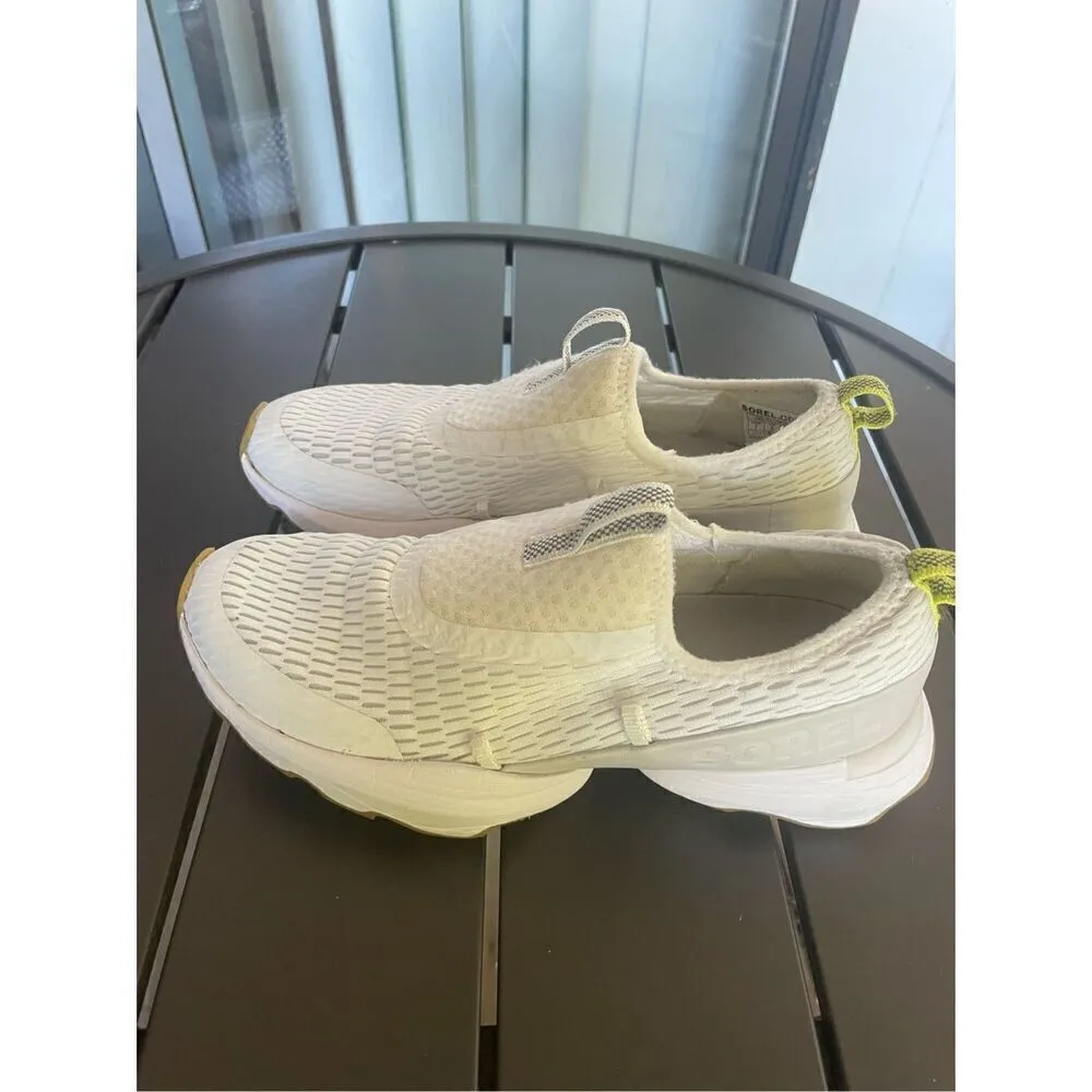 Sorel Kinetic Impact Women’s Size 7 Sneakers Cream/ Yellow Slip on Comfortable - Image 12
