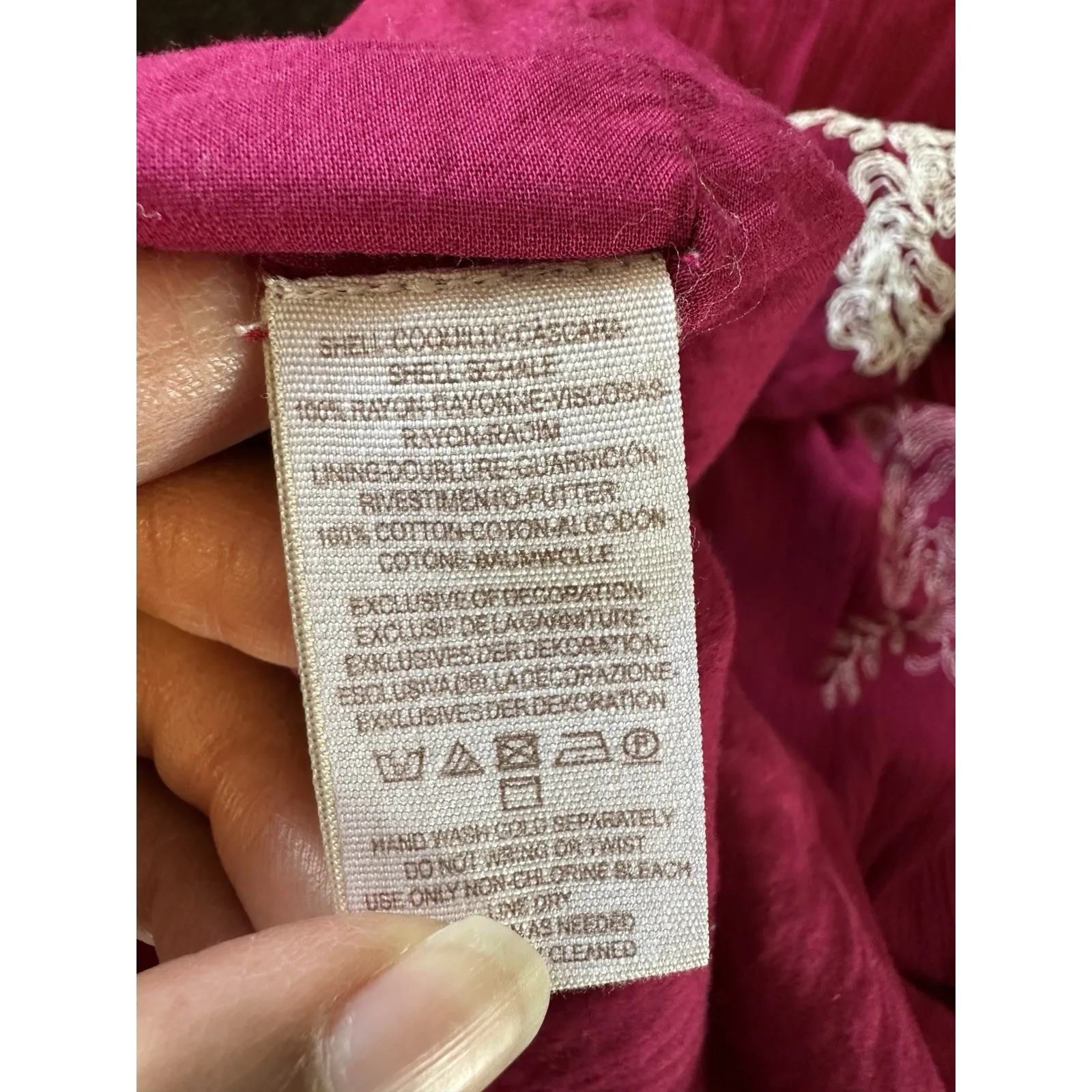 Free‎ People | Austin Emma Embroidered Floral Boho Mini Dress Size XSmall - Image 7