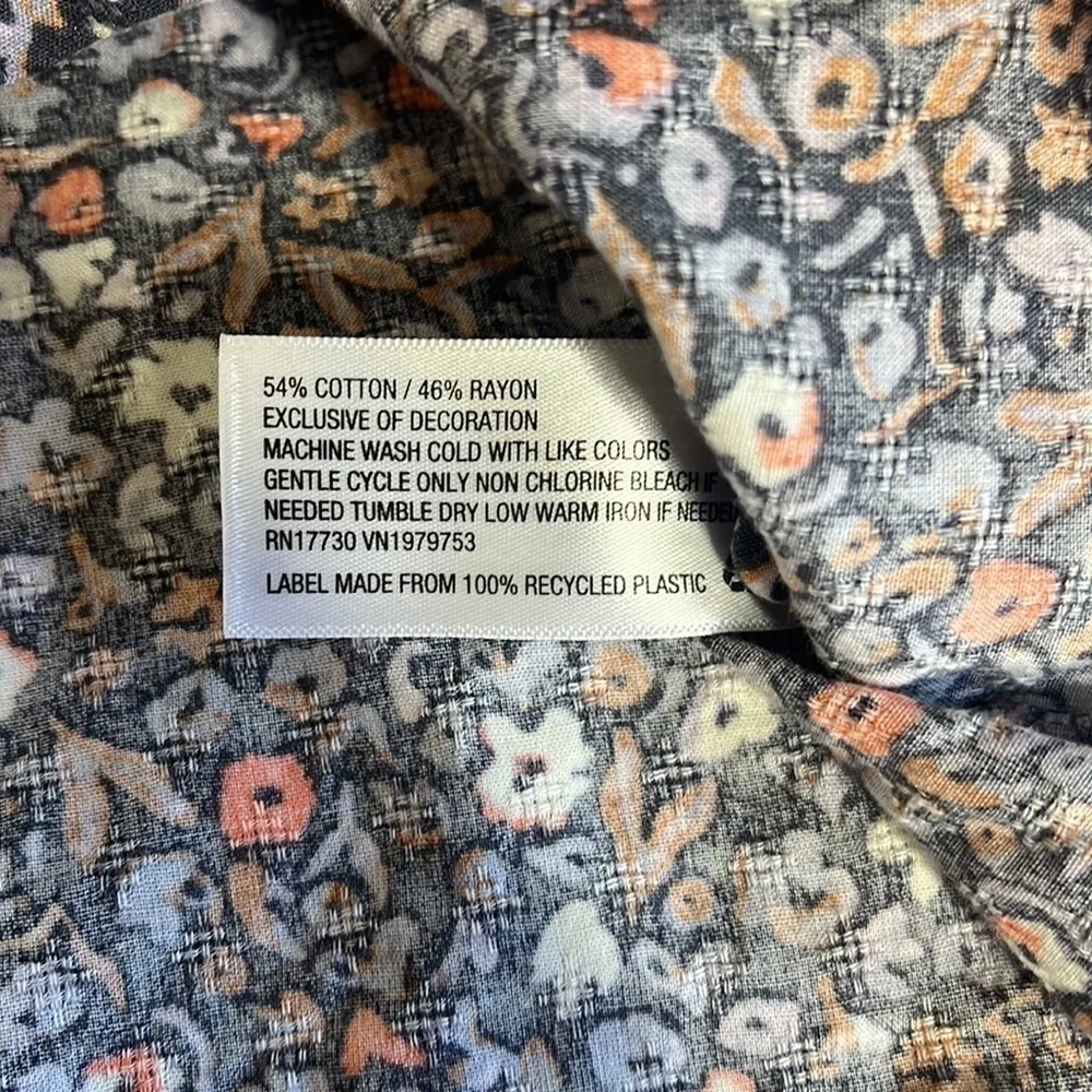 Universal Threads Universal thread • floral puff sleeve smocked top - Image 9